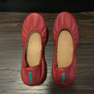 Tieks Cardinal Red Flats